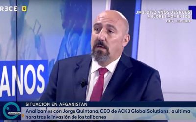 CEO of ACK3 analyzes Afghanistan on TRECE TV