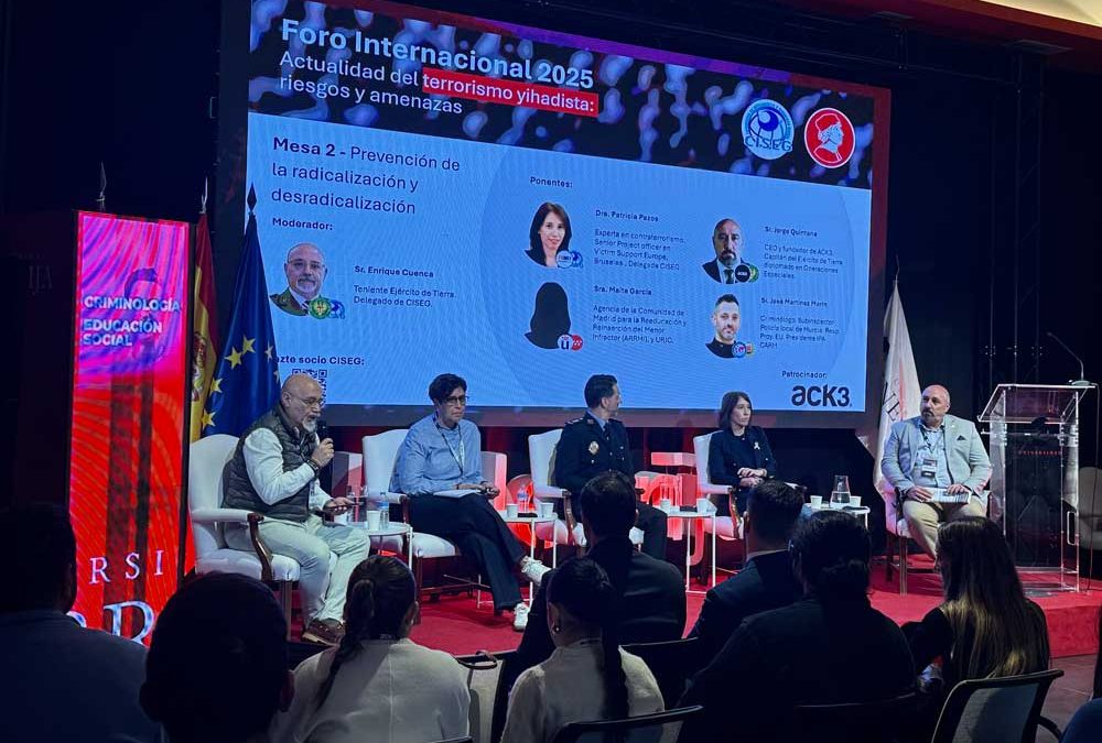 ACK3 impulsa el foro Nebrija–CISEG sobre yihadismo juvenil